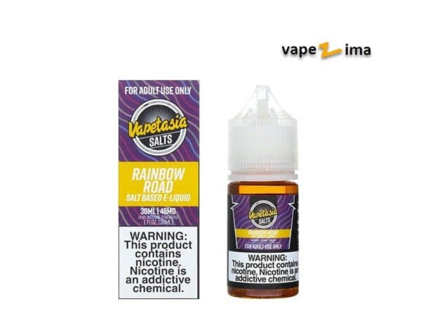نیکوتین سالت ویپتاسیا لیمو بلوبری Vapetasia Rainbow Road