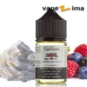 سالت رایپ ویپز خامه توت فرنگی بلوبری RIPE VAPES BERRIES AND CREAM