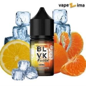 نیکوتین سالت لیمو نارنگی یخ بی ال وی کی BLVK LEMON TANGERINE ICE