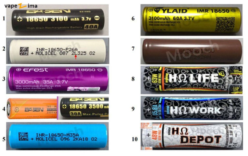 انتخاب بهترین باتری مناسب برای ویپ