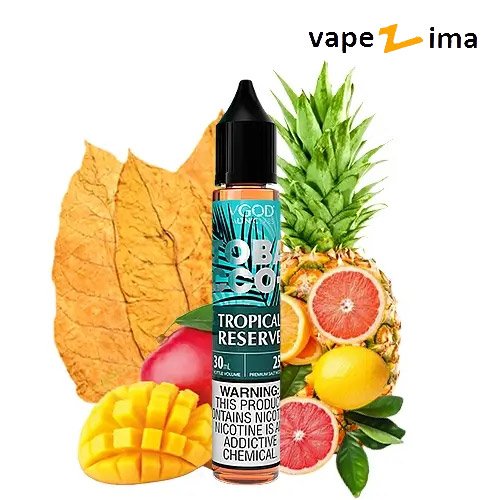 VGOD-Tobacco-Plus-Tropical-Reserve-Salt سالت تنباکو آناناس انبه ویگاد