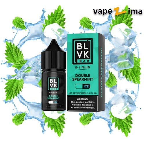 Mint-with-ice-cubes سالت نعنا یخ بی ال وی کی Blvk Mint Double Spearmint