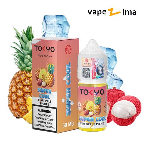 Tokyo-Super-Cool-Pineapple-Lychee-Salt سالت آناناس لیچی یخ توکیو
