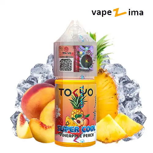 Tokyo-Super-Cool-Pineapple-Peach-Salt سالت آناناس هلو یخ توکیو