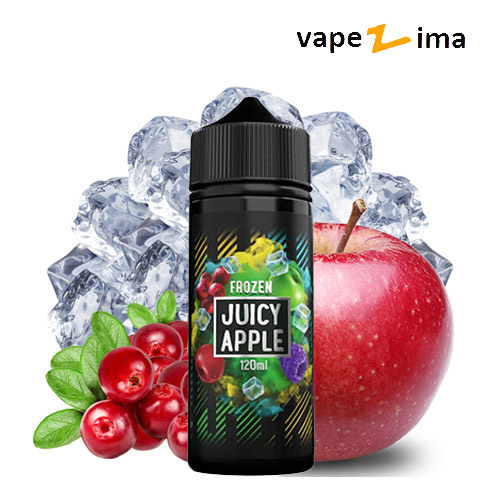 Sams-Vape-Juicy-Apple-Frozen-Juice جویس سیب تمشک زغال اخته یخ سامز ویپ