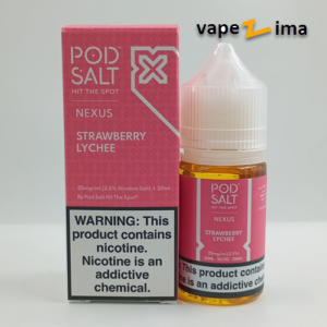 سالت توت فرنگی لیچی پادسالت POD SALT Strawberry Lychee