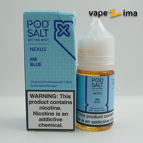 نیکوتین سالت بلوبری پاد سالت POD SALT MR Blue نیکوتین سالت بلوبری پاد سالت POD SALT MR Blue