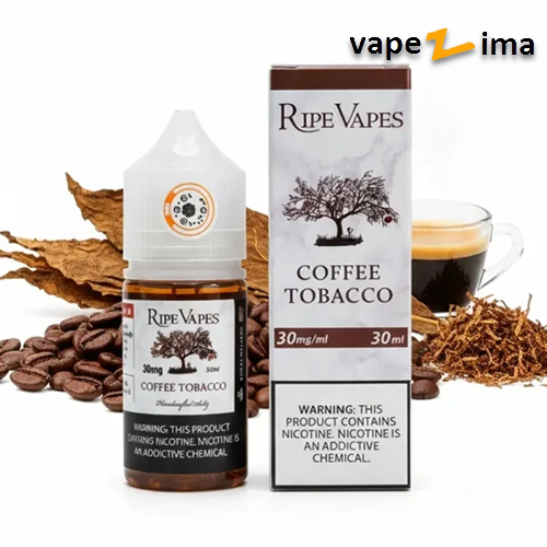 نیکوتین سالت تنباکو قهوه رایپ ویپز RIPE VAPES COFFEE TOBACCO