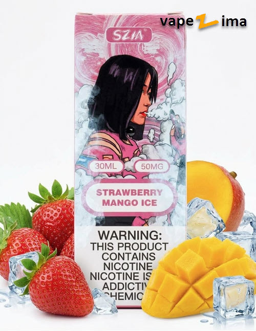 سالت نیکوتین توت‌فرنگی انبه یخ زیا Strawberry Mango Ice SZIA
